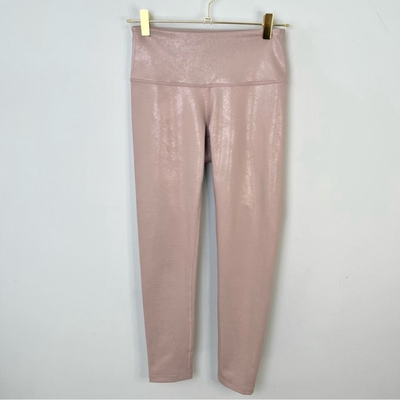 Z by Zella PINK SPHINX High Waist Laminated Leggings Size Medium - Picture 2 of 10